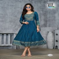 Blue Hills Womaniya Plus Vol-1 Wholesale Anarkali Gown With Embroidery Work Kurtis