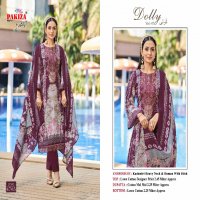 Pakiza Dolly Vol-47 Wholesale Heavy Lawn Kashmiri Neck Work Dress Material