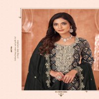 Alok Black Bunny Wholesale Viscose Reyon With Fancy Embroidery Dress Material