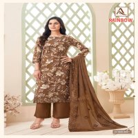 rainbow by alok suits cotton printed stylish 3pcs suits