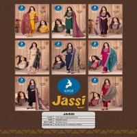 kaya jassi unique design roman silk plus size readymade suits