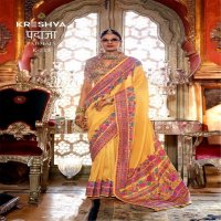 kreshva padmaja 713-718 luxury print high quality festival wear saree