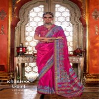 kreshva padmaja 713-718 luxury print high quality festival wear saree