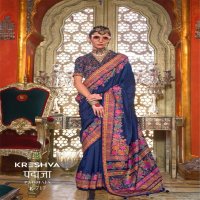 kreshva padmaja 713-718 luxury print high quality festival wear saree