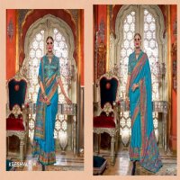 kreshva padmaja 713-718 luxury print high quality festival wear saree