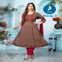 melody vol 3 by kaya new trendy plus size fullstitch frock style suits