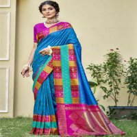 bunawat chhavi silk wedding festival wear silk fabric saree collection