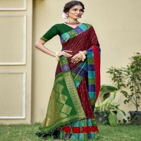 bunawat chhavi silk wedding festival wear silk fabric saree collection