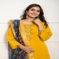 Tanisha Vol-16 Wholesale Viscose Fabrics Readymade 3 Piece Salwar Suits