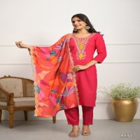Tanisha Vol-16 Wholesale Viscose Fabrics Readymade 3 Piece Salwar Suits