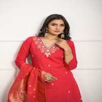 Tanisha Vol-16 Wholesale Viscose Fabrics Readymade 3 Piece Salwar Suits