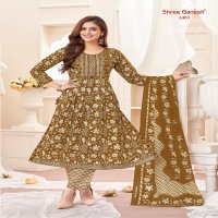 Shree Ganesh Zaara Vol-4 Wholesale Pure Cotton Nyra Stitched Salwar Suits