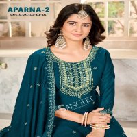 Sangeet Aparna Vol-2 Wholesale Vichitra Silk Top With Pant And Dupatta