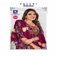 Raashi Taiwan Wholesale Alia Cut Tops With Pant And Dupatta