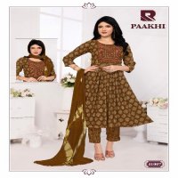 Raashi Paakhi Wholesale Umbrella Cut Kurtis With Pant And Dupatta