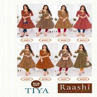 Raashi Tiya Wholesale Party Wear Alia Cut Kurtis Catalog