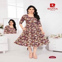 Raashi Hansa Vol-2 Wholesale Trendy And Stylish Anarkali Kurtis