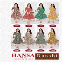 Raashi Hansa Vol-2 Wholesale Trendy And Stylish Anarkali Kurtis