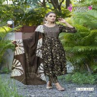 Mystic 9 Shanaya Vol-6 Wholesale Umbrella Cut Kurtis With Pant And Dupatta