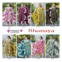 Mystic 9 Shanaya Vol-6 Wholesale Umbrella Cut Kurtis With Pant And Dupatta