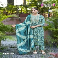 Mystic 9 Shanaya Vol-6 Wholesale Umbrella Cut Kurtis With Pant And Dupatta