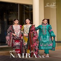levisha launch naira nx vol 11 cemric cotton print with embroidery salwar kameez