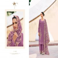 radha trendz saanjh vol 2 chinon embraided unstitch salwar suit