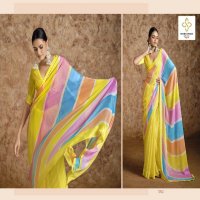 suhana chiffon by shubh shree chiffon weaving stylish saree collection