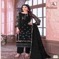 alok suit present sakina viscose reyon embroidery salwar kameez