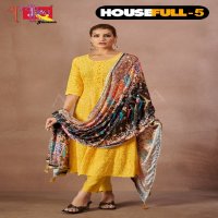 housefull vol 5 by ambika kurti readymade combo rayon 3pcs dress
