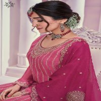 rangrasiya Hitlist by vinay kuleesh heavy embroidery work sharara style chinon suits