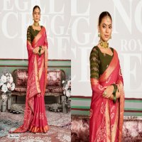 5d designer champa vol 3 unique print moss mello saree online