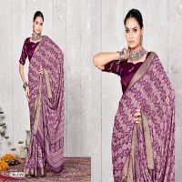 5d designer champa vol 5 unique print moss mello saree online