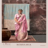 Rajbeer Kosha Silk Wholesale Pure Satin Handloom Weaving Silk Sarees