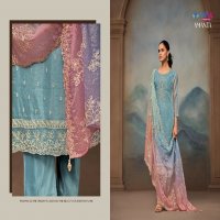 Vipul Amanta Wholesale Soft Organza With Embroidery Straight Salwar Suits