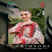 Jade Crimson Exclusive Heavy Lawn Vol-12 Wholesale Printed Dress Material