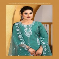 Krishna Trendz Summer Special Vol-4 Wholesale Roman Silk Kurti With Pant And Dupatta
