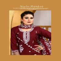 Krishna Trendz Summer Special Vol-4 Wholesale Roman Silk Kurti With Pant And Dupatta