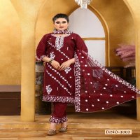 Krishna Trendz Summer Special Vol-4 Wholesale Roman Silk Kurti With Pant And Dupatta