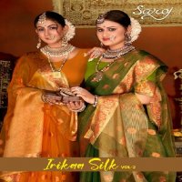 Saroj Irikaa Silk Vol-2 Wholesale Soft Simmer Silk Ethnic Sarees