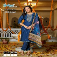 Hadippa Celebrations Vol-1 Wholesale Heavy Vetican Fabrics Readymade Suits