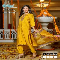 Hadippa Celebrations Vol-1 Wholesale Heavy Vetican Fabrics Readymade Suits