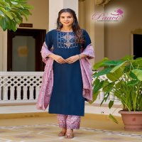 Paavi Kusum Wholesale Heavy Reyon Readymade 3 Piece Salwar Suits