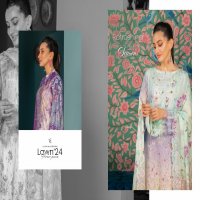 Gulljee Vienna Embroidered Lawn 24 Three Piece Pakistani Salwar Suits