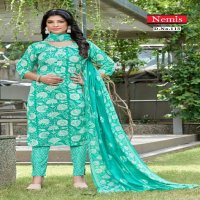 Nemis Aashiya Wholesale Cotton Print Readymade Salwar Suits Combo