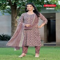 Nemis Aashiya Wholesale Cotton Print Readymade Salwar Suits Combo