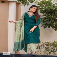 jasmin by kadlee chinon jacquard silk readymade ladies 3pcs suits