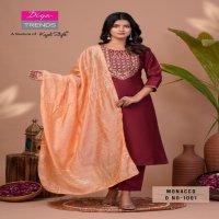 monacco vol 1 by diya trends readymade modal silk plus size 3pcs suits