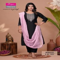 monacco vol 1 by diya trends readymade modal silk plus size 3pcs suits