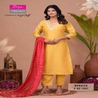 monacco vol 1 by diya trends readymade modal silk plus size 3pcs suits